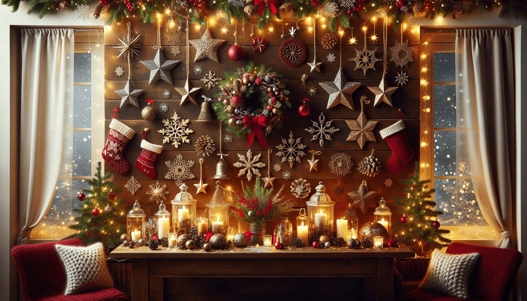 Christmas wall decor